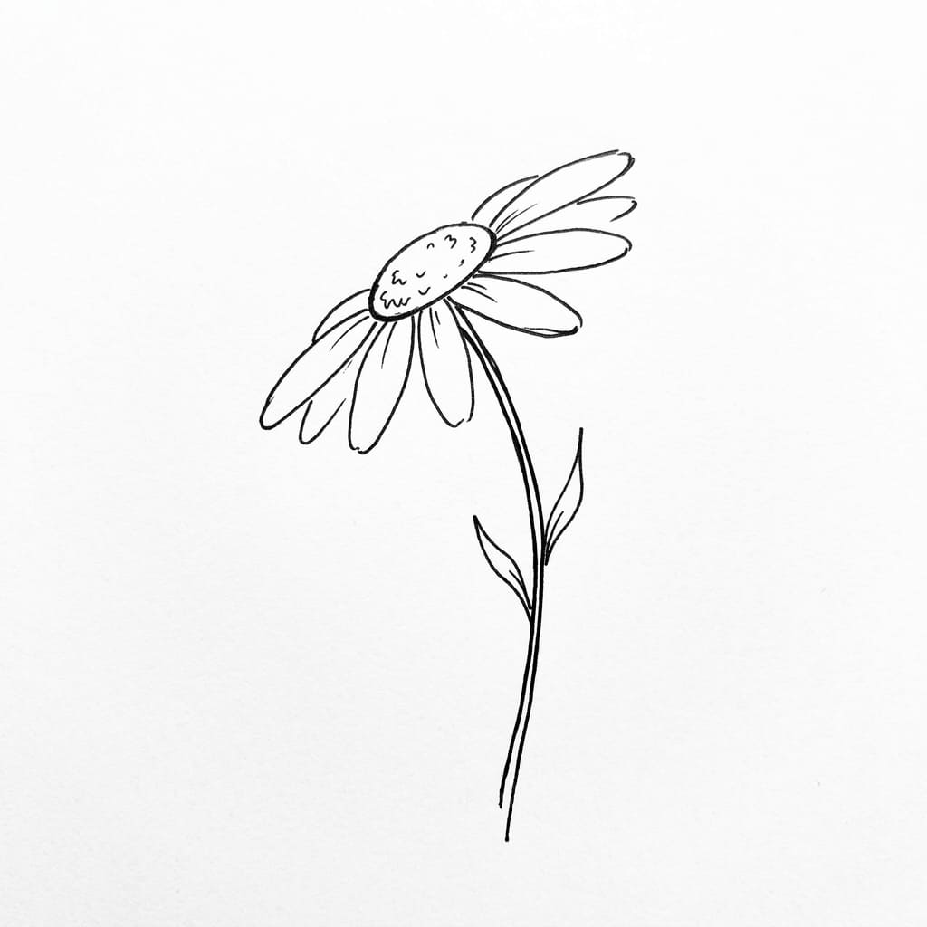 Daisy_sketch side view drawing idea