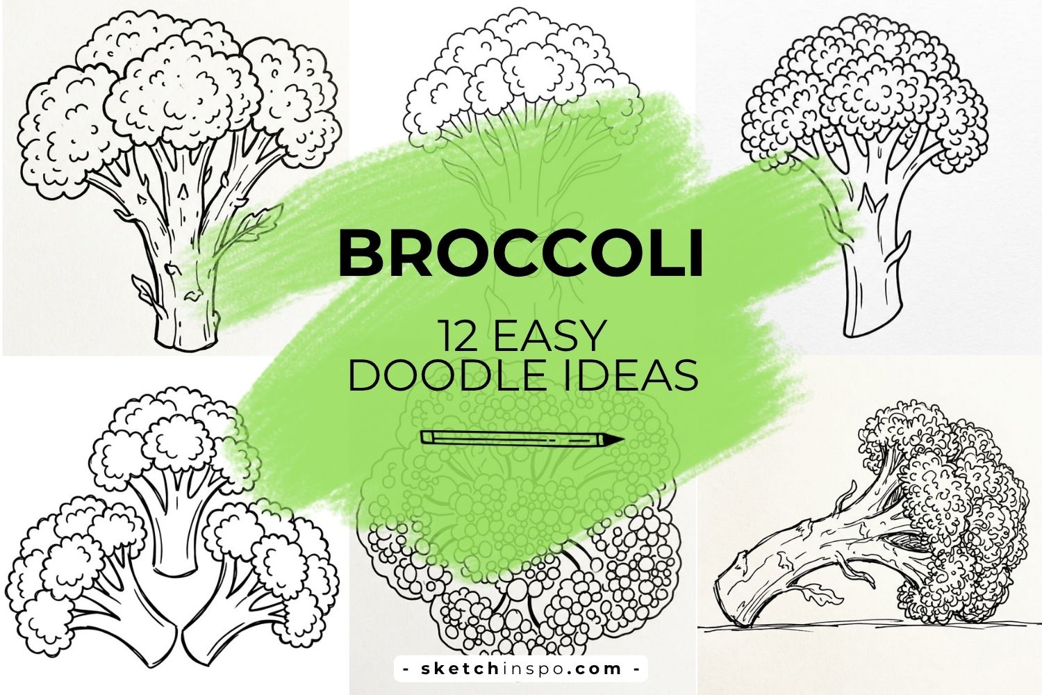 Easy Broccoli Doodle Ideas