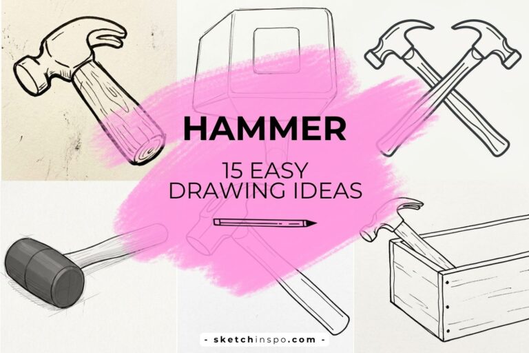 Easy Hammer Drawing Ideas