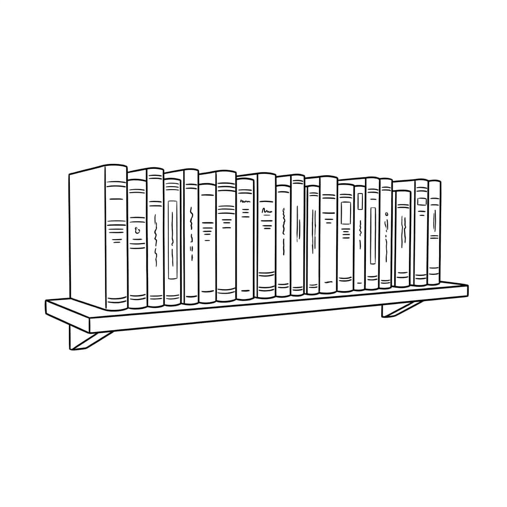 Floating_wall-mounted_bookshelf drawing idea