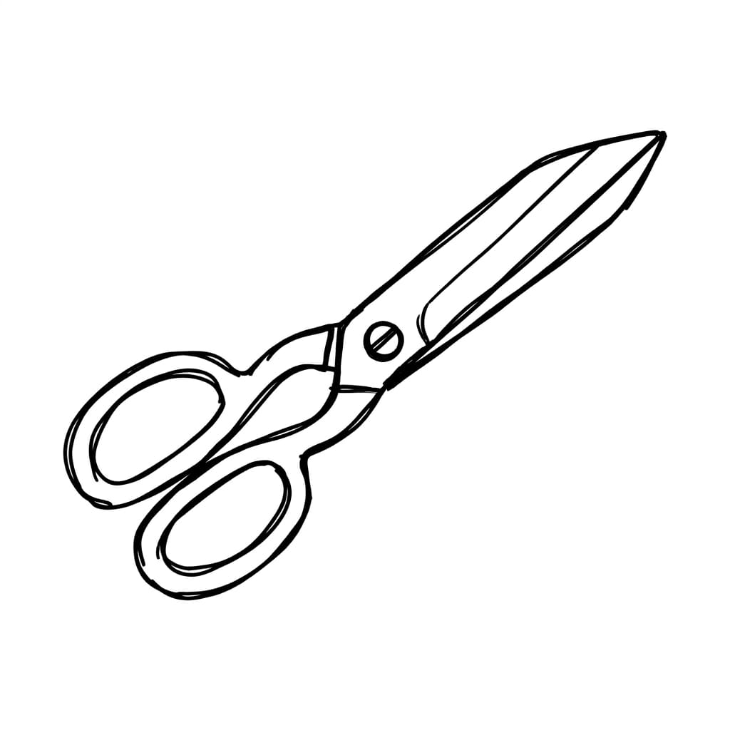 Kitchen_scissors_drawing idea