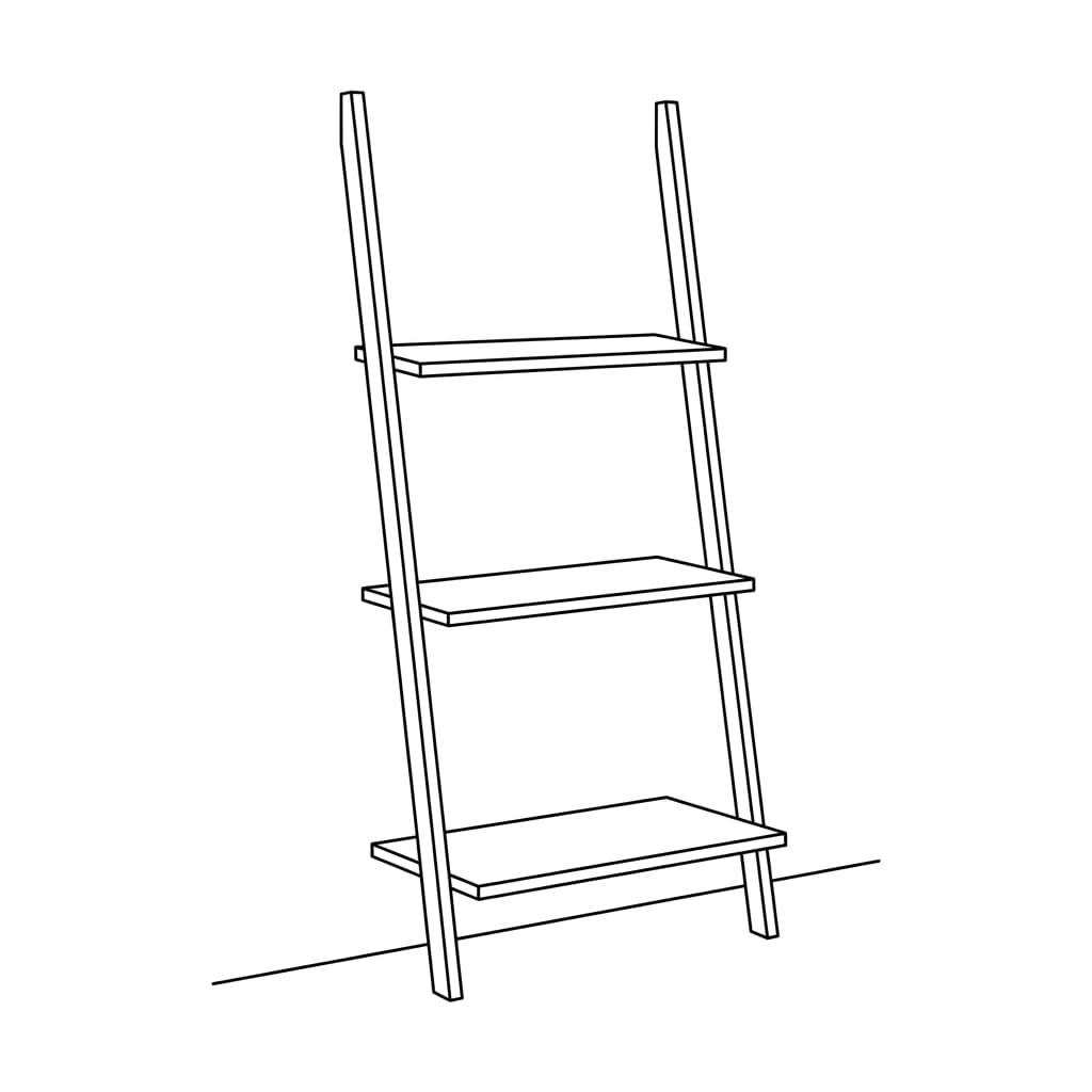 Ladder_bookshelf drawing idea