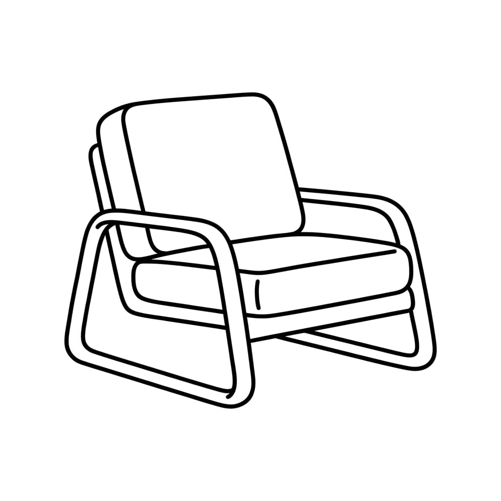 Modern_lounge_chair drawing idea