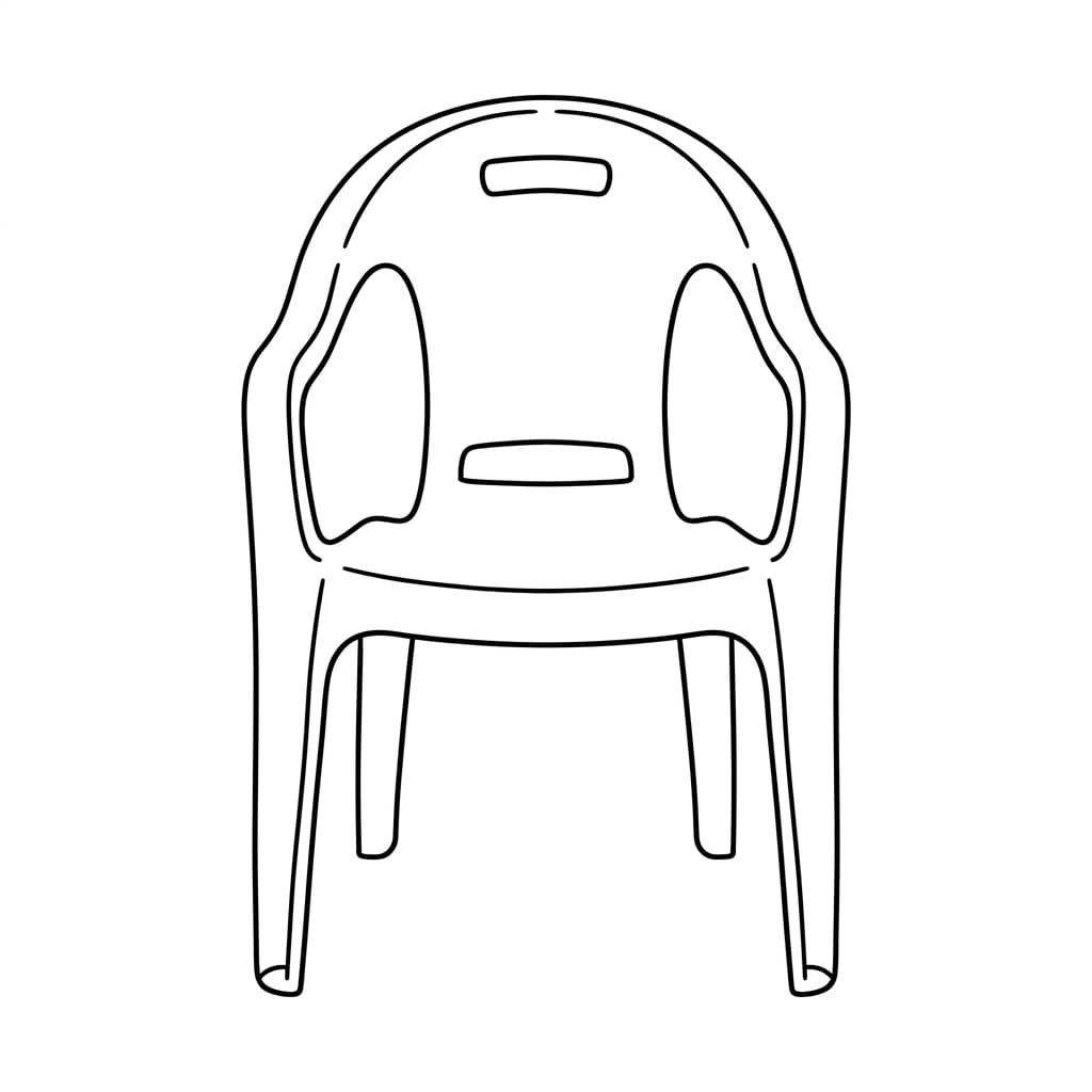 Plastic_chair drawing idea