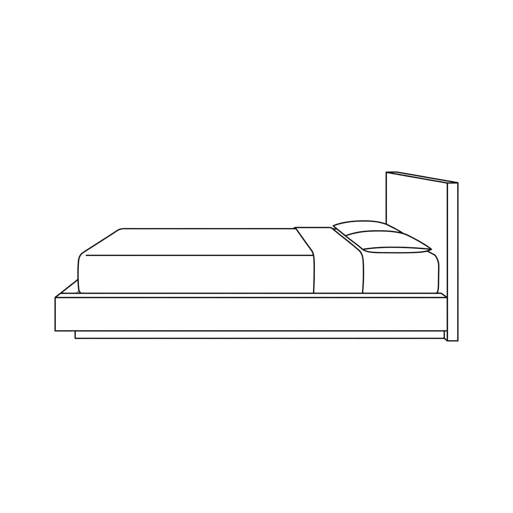 Platform_bed_with mattress drawing idea