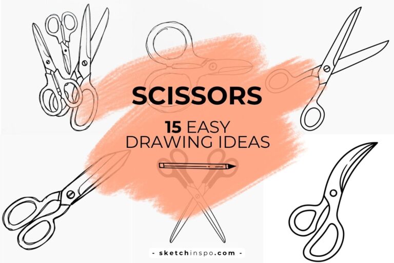 Scissors Drawing Ideas