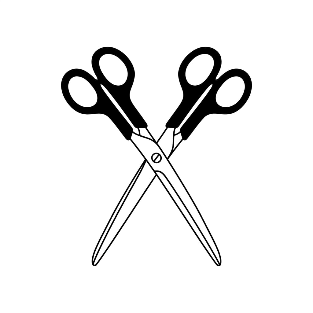 Two_crossed_scissors_drawing idea