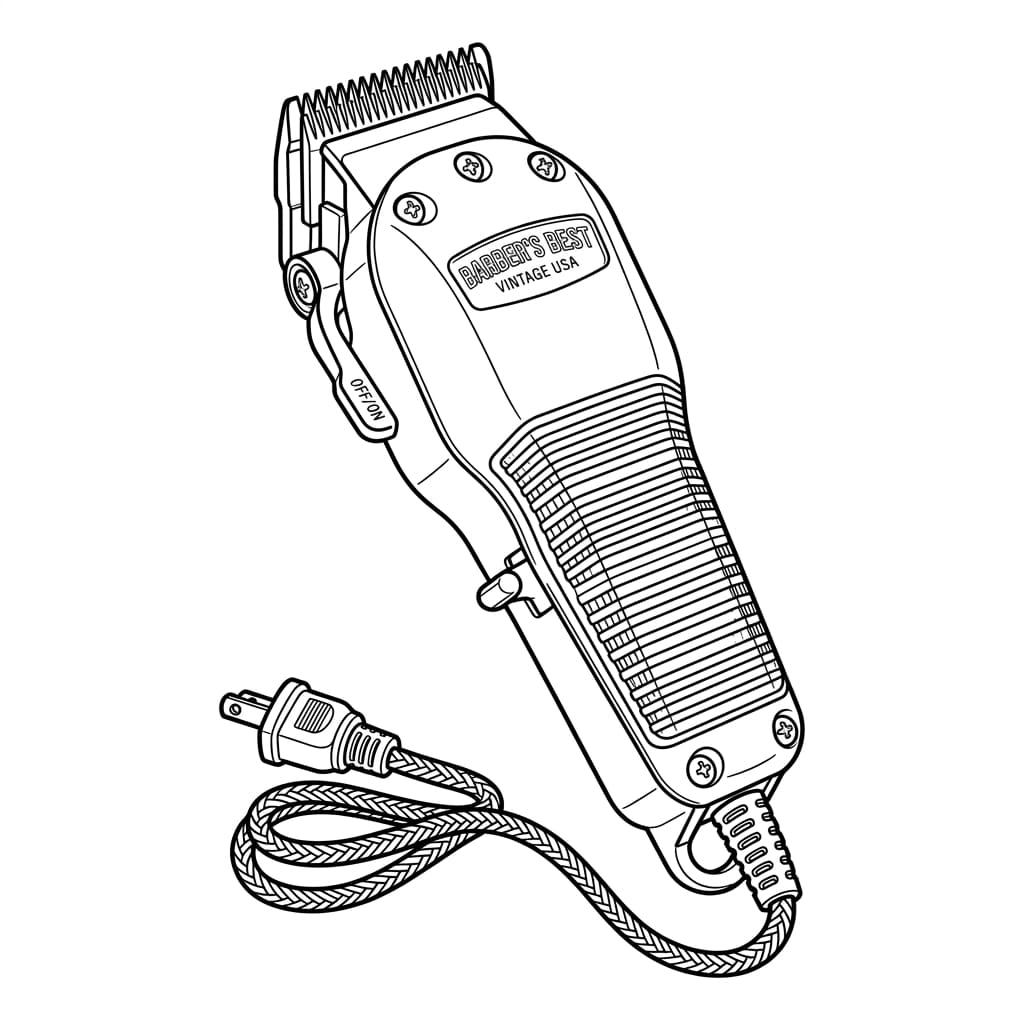 Vintage_hair_clipper drawing idea