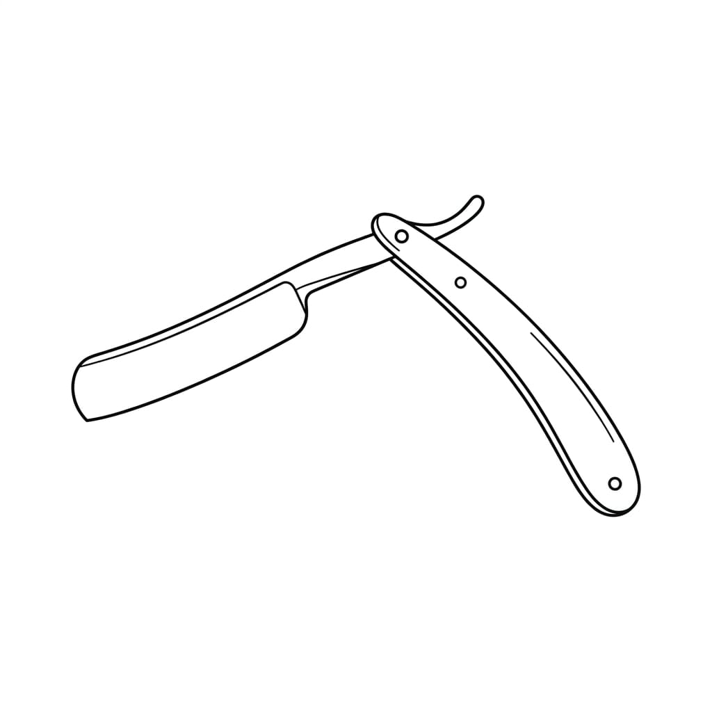 Vintage_straight_razor drawing idea