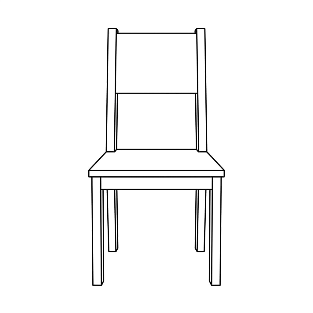 Wooden_dining_chair drawing idea