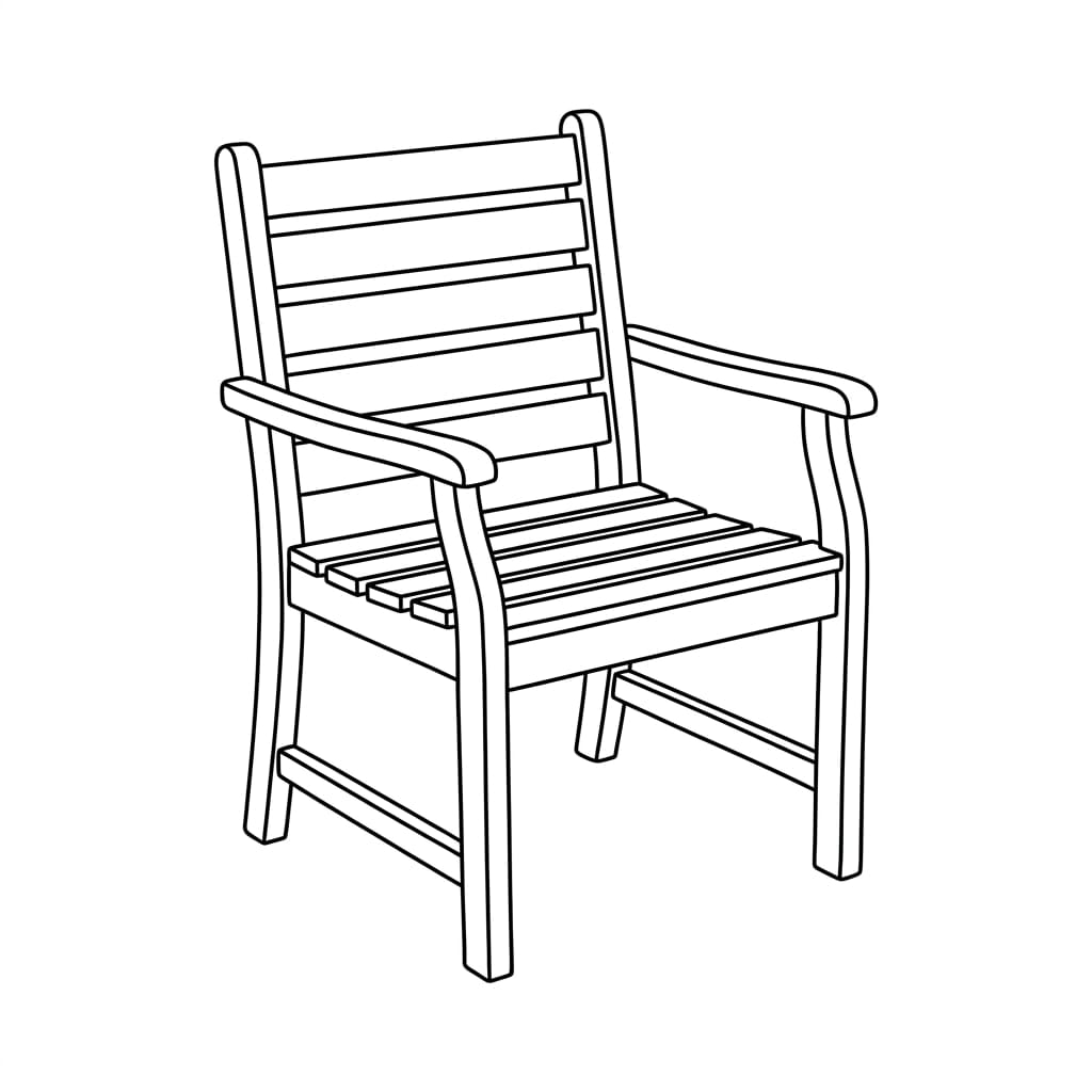 Wooden_garden_chair drawing idea