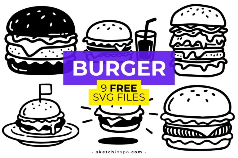9 Free Burger SVG Files for Fun DIY Projects