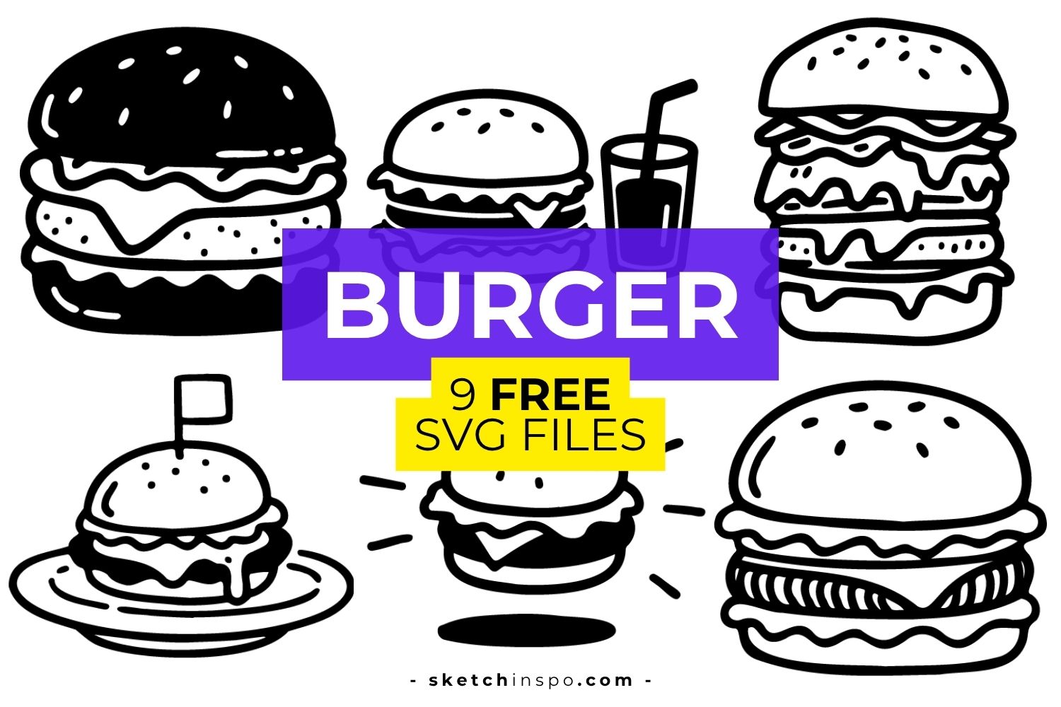 9 Free Burger SVG Files for Fun DIY Projects
