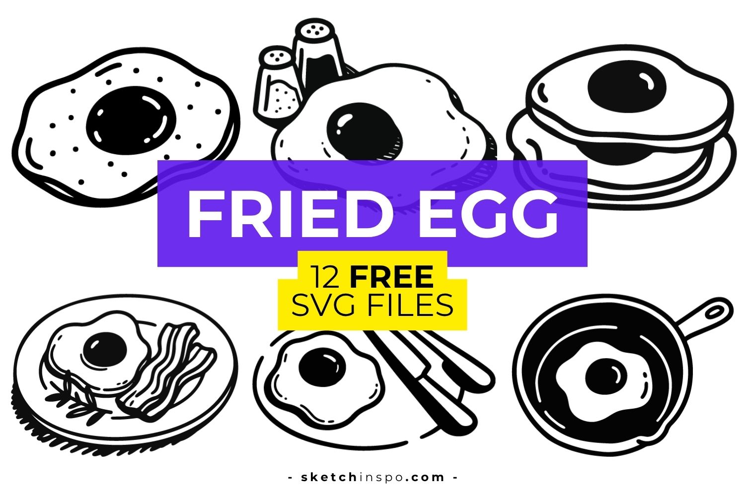 Free Fried Egg SVG Files