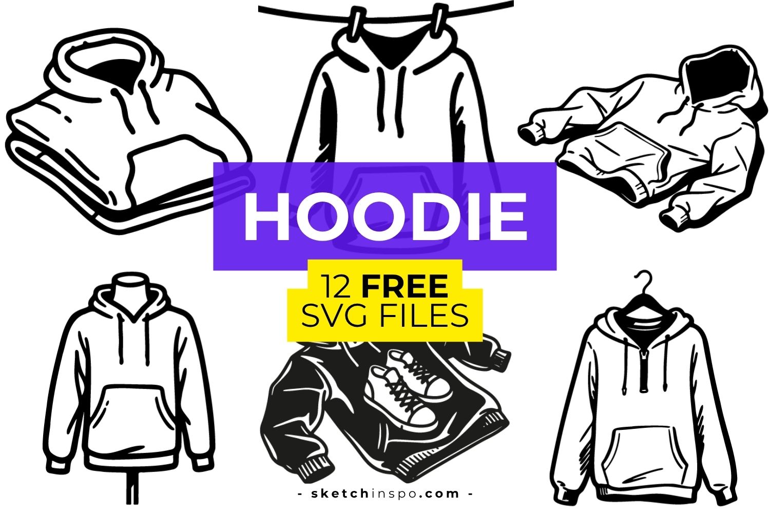 Free Hoodie SVG Files