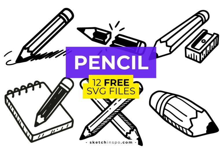 12 Free Pencil SVG Files