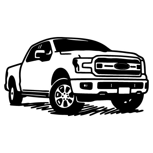 free pickup truck svg 2