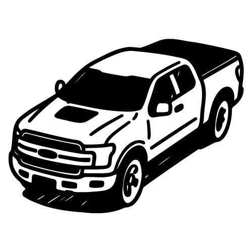 free pickup truck svg 4