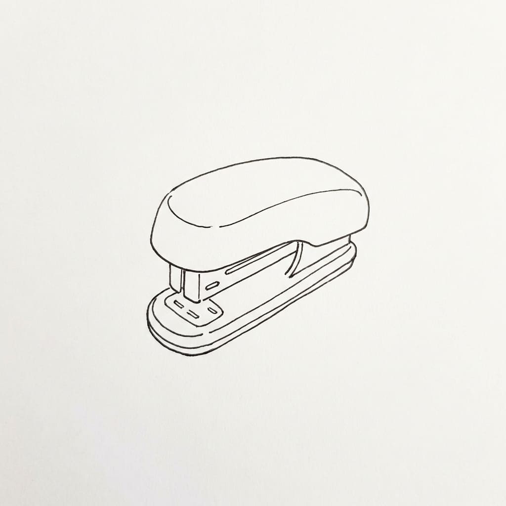 Mini Stapler drawing idea