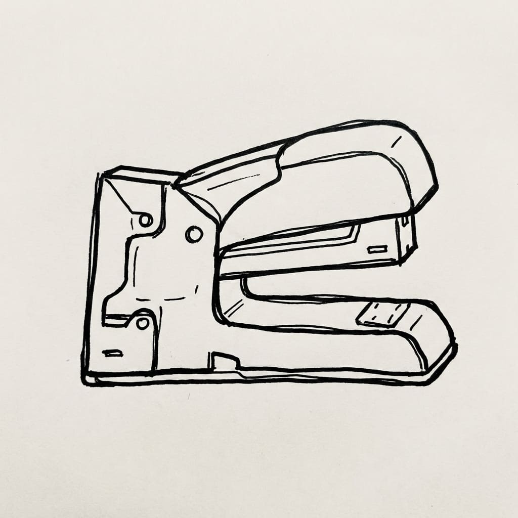 Heavy-Duty Stapler drawing idea