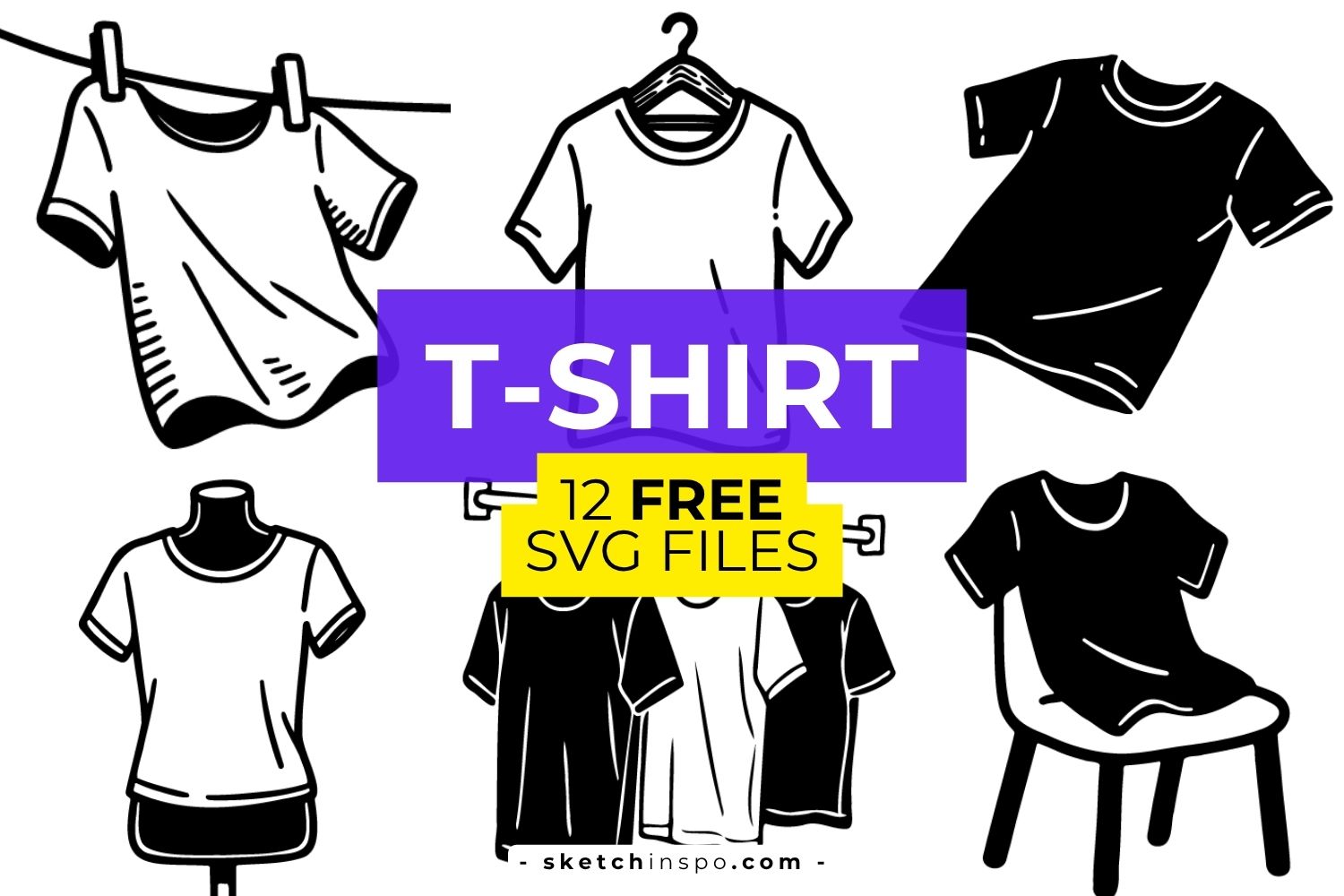 12 Free T-Shirt SVG Files