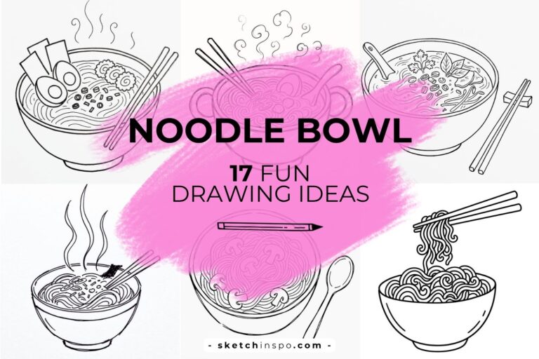 Fun & Easy Noodle Bowl Doodles