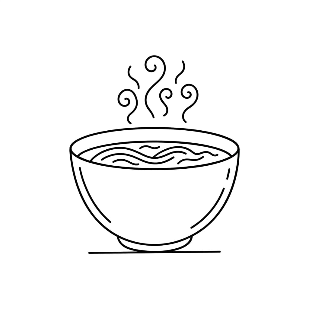 Lacquer Noodle_bowl drawing idea