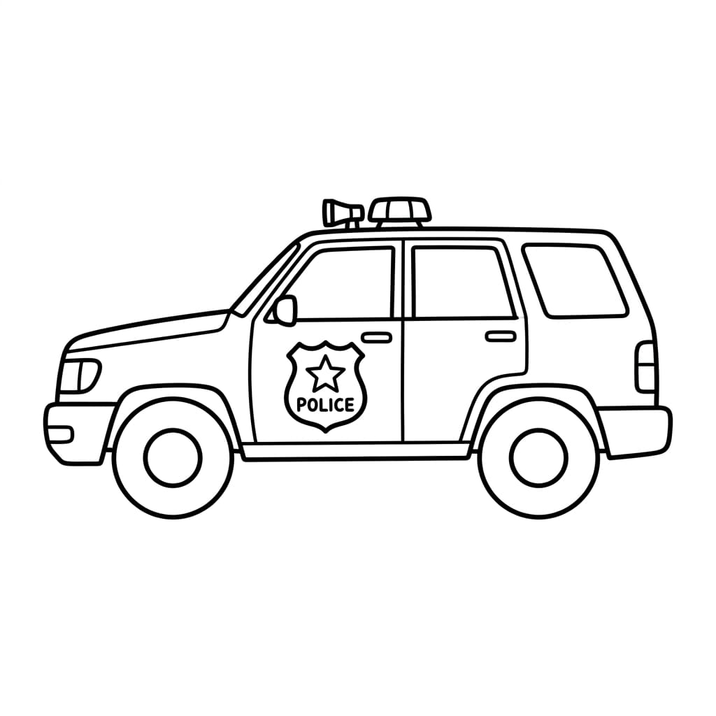 Police_SUV car drawing idea