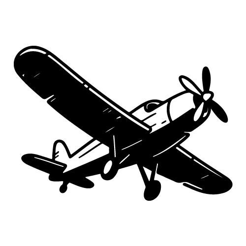 free propeller plane svg 16
