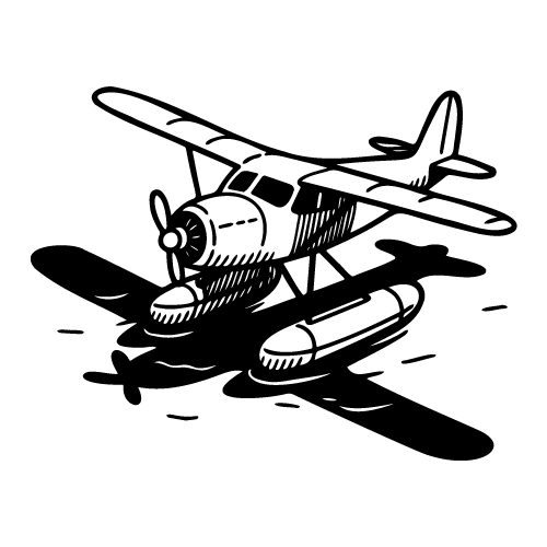 free propeller plane svg 1