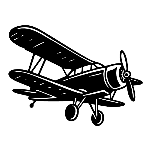 free propeller plane svg 15