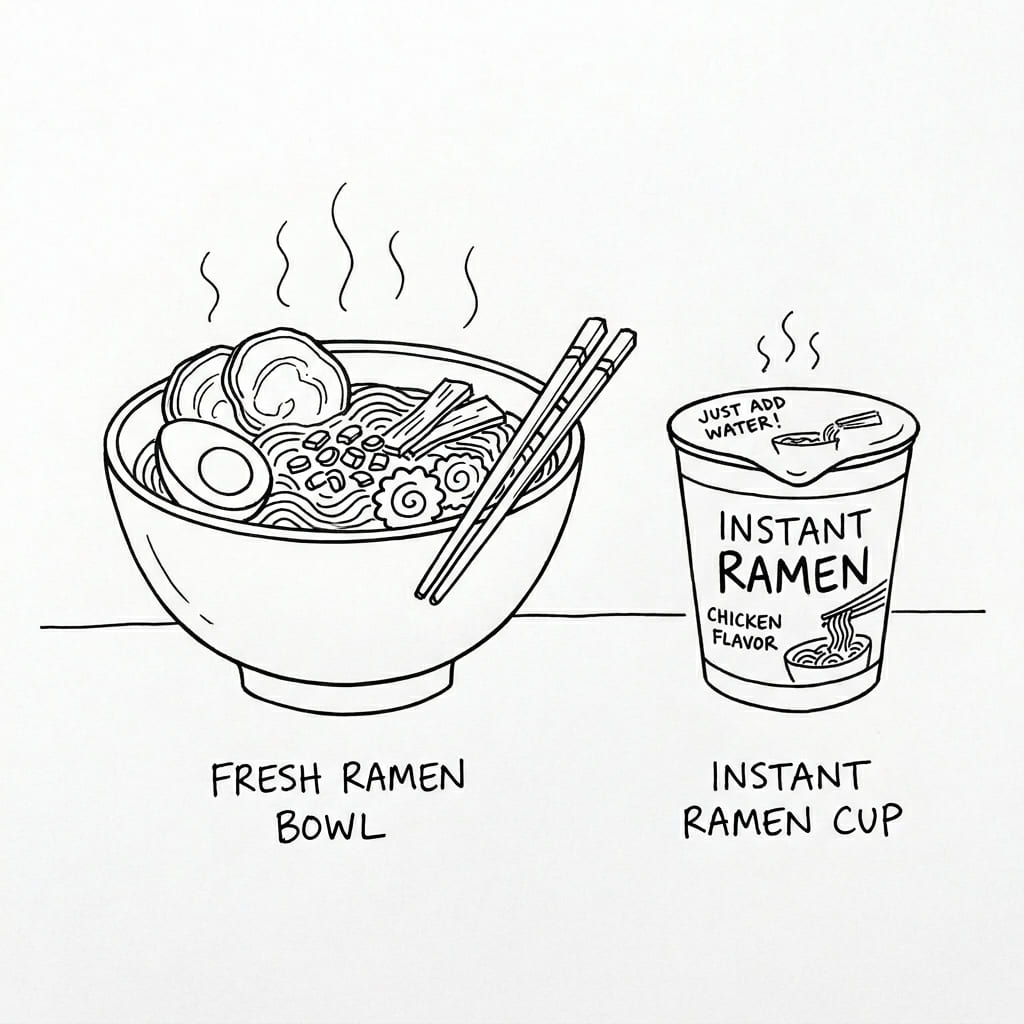 Ramen_bowl_and_instant_ramen_cup drawing idea