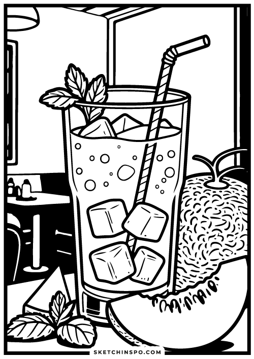 melon-juice-free-coloring-page