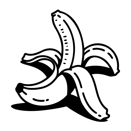 Free Download Banana SVG file 1