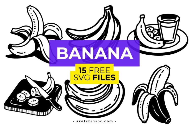 15 Free Banana SVG Files
