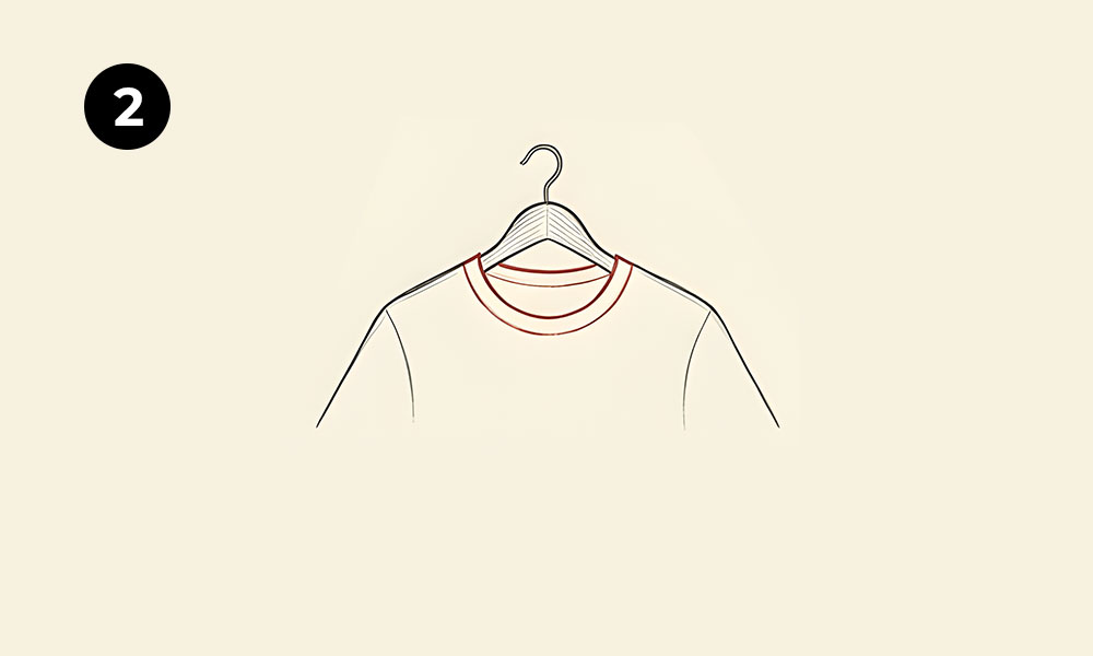 Step 2: Add the Crew Neck Collar
