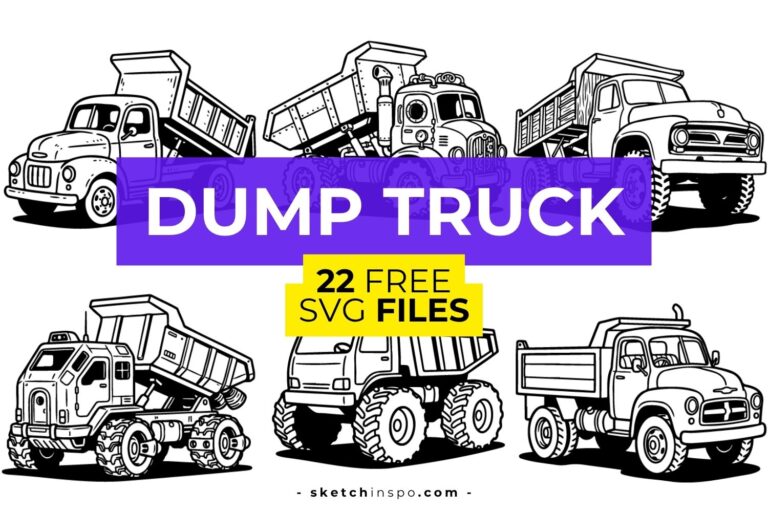 22 Free Dump Truck SVG Files
