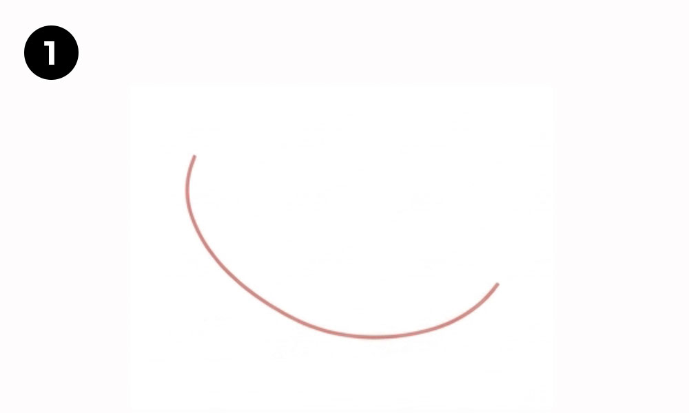 Step 1. Draw the Basic Banana Curve