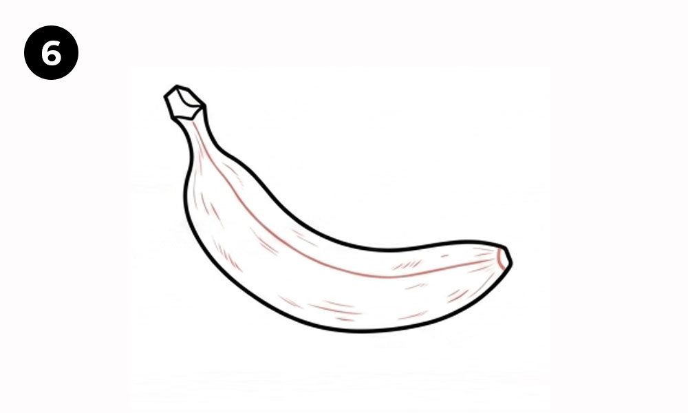 Step 6. Add Banana Details and Texture