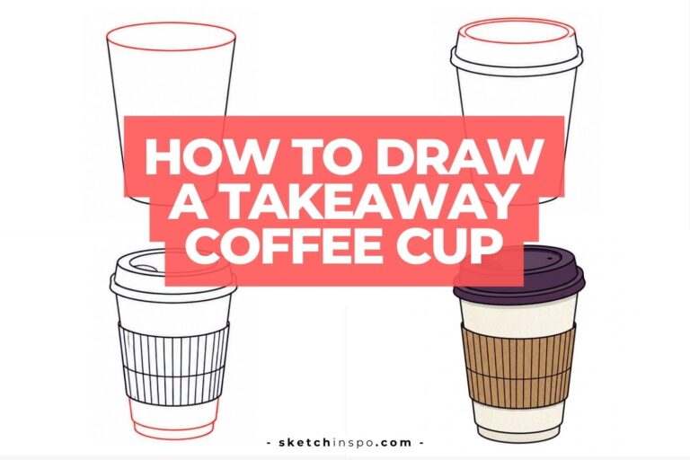 How to Draw a Takeaway Coffee Cup