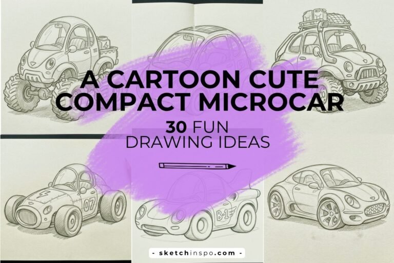 The Ultimate Collection of 30 Cute Compact Car Drawing Ideas