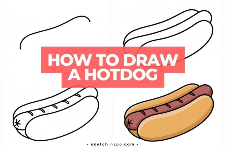 How To Draw a Hotdog